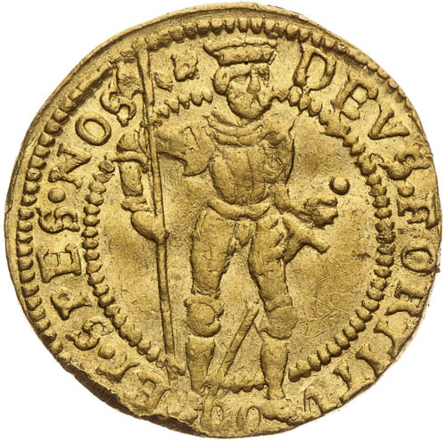 Dukát 1604 - reverz