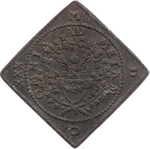 Thaler klippe 1630 - back