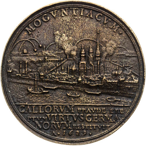 Medal 1689 - back