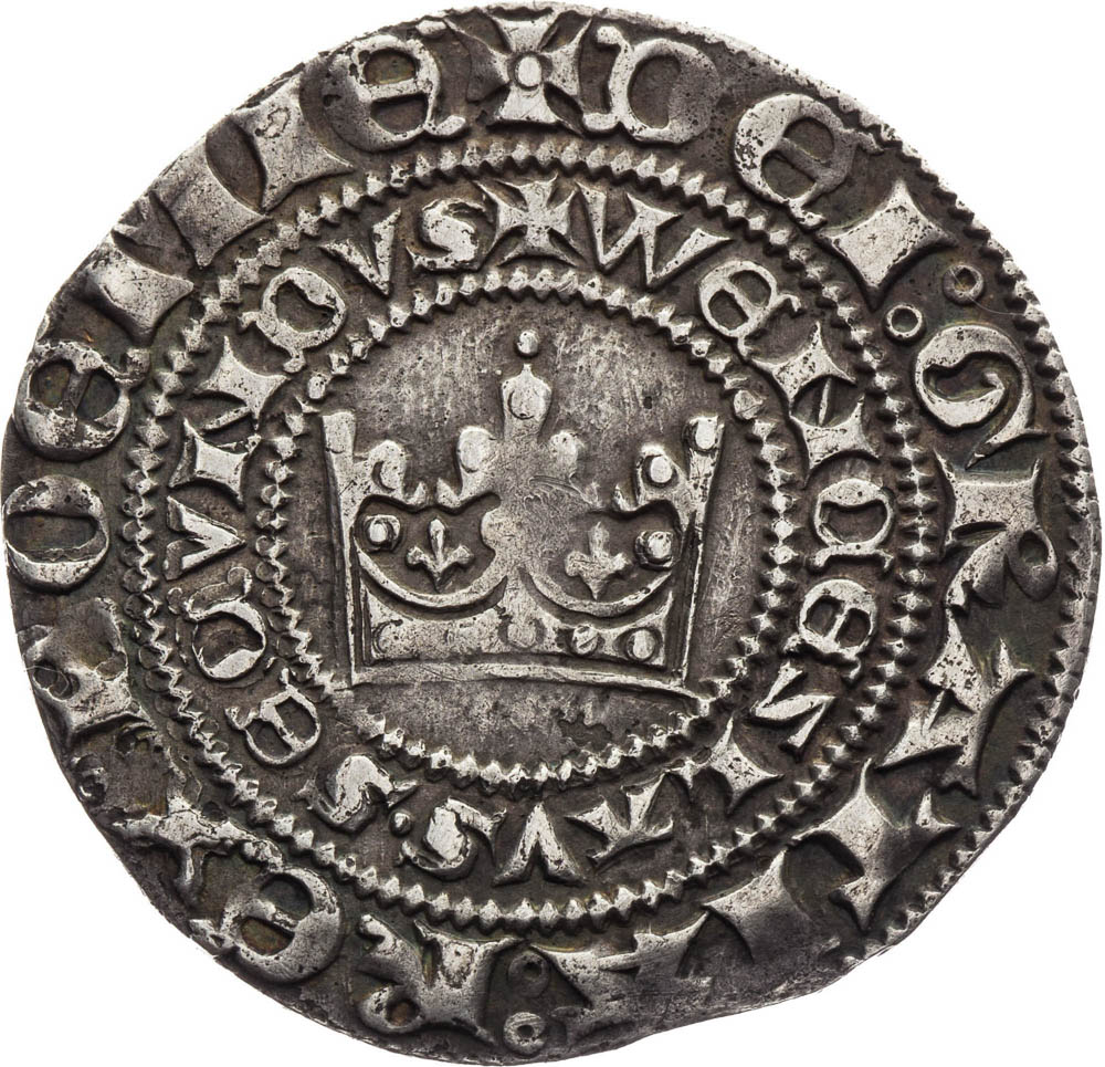 Prague Groschen (1278 - 1305) - back