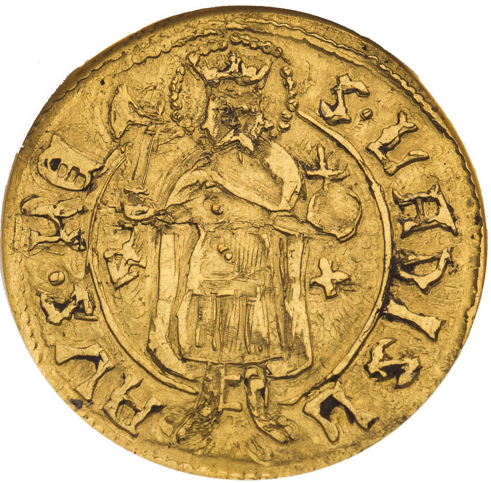 Goldgulden (1385) - back