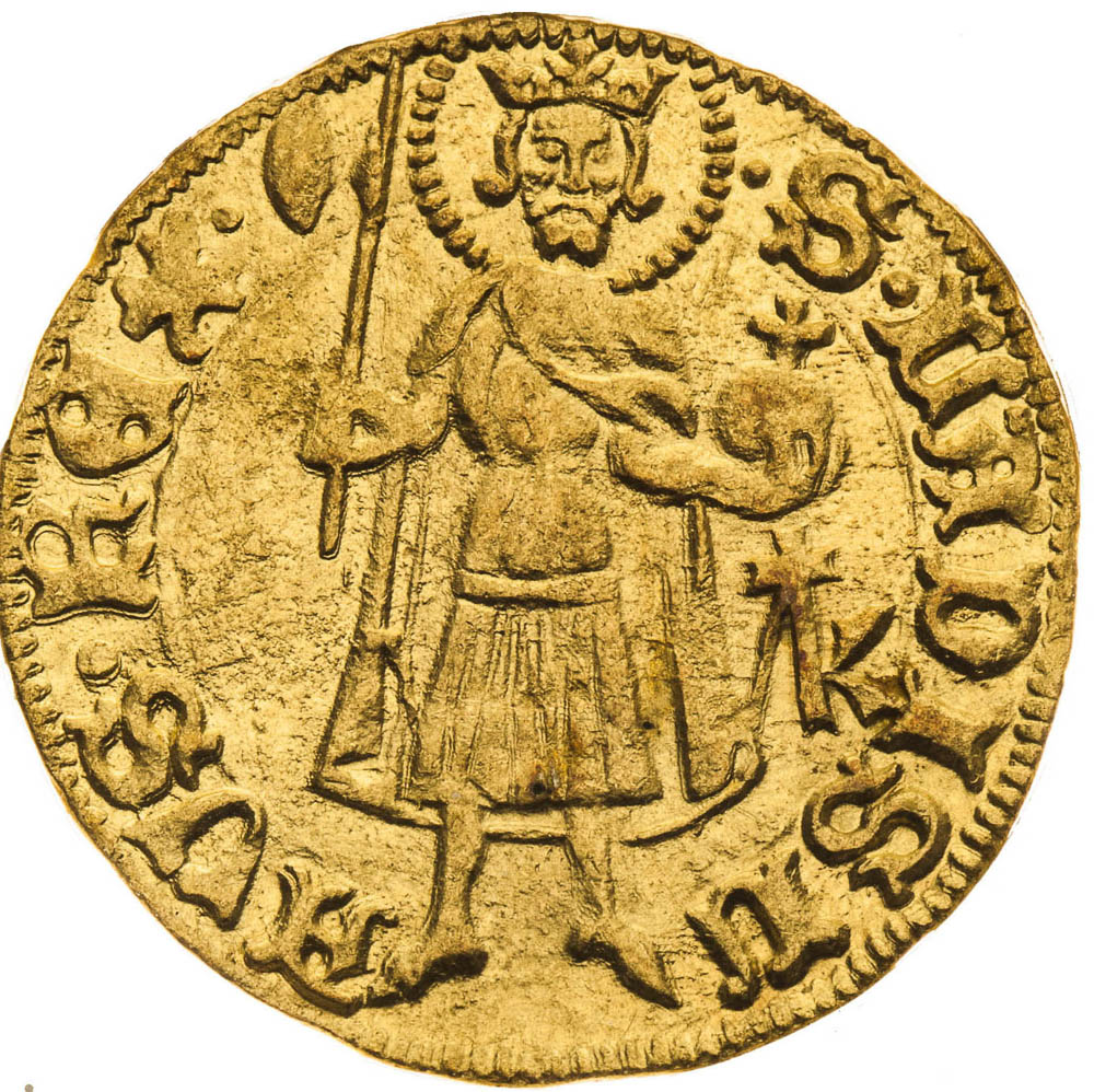 Goldgulden (around 1411) - back