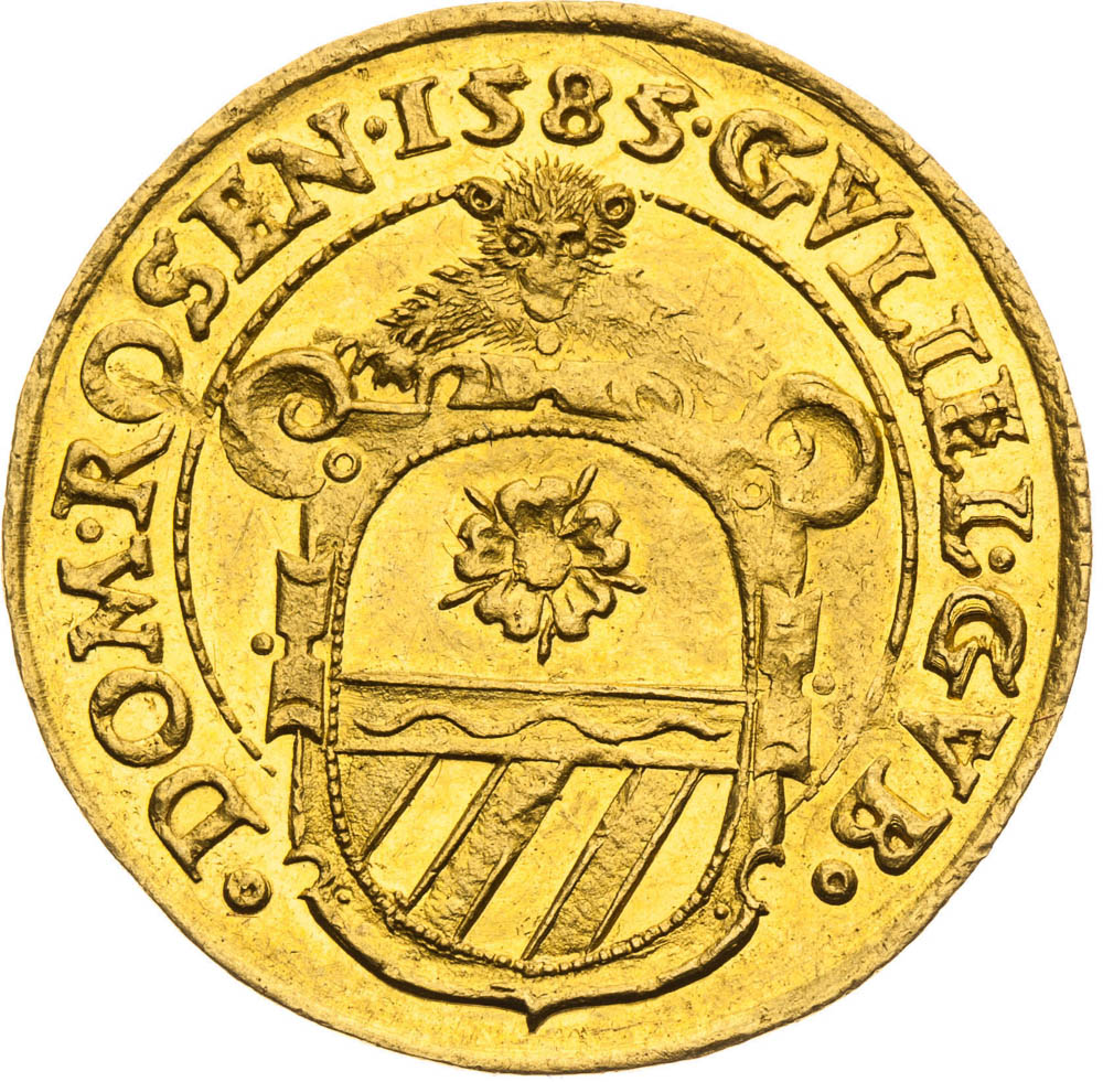 Dukát 1585 - avers