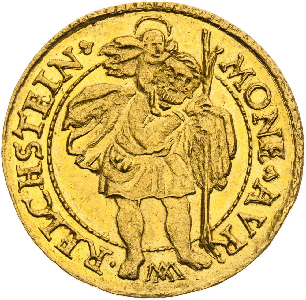 Dukát 1585 - revers