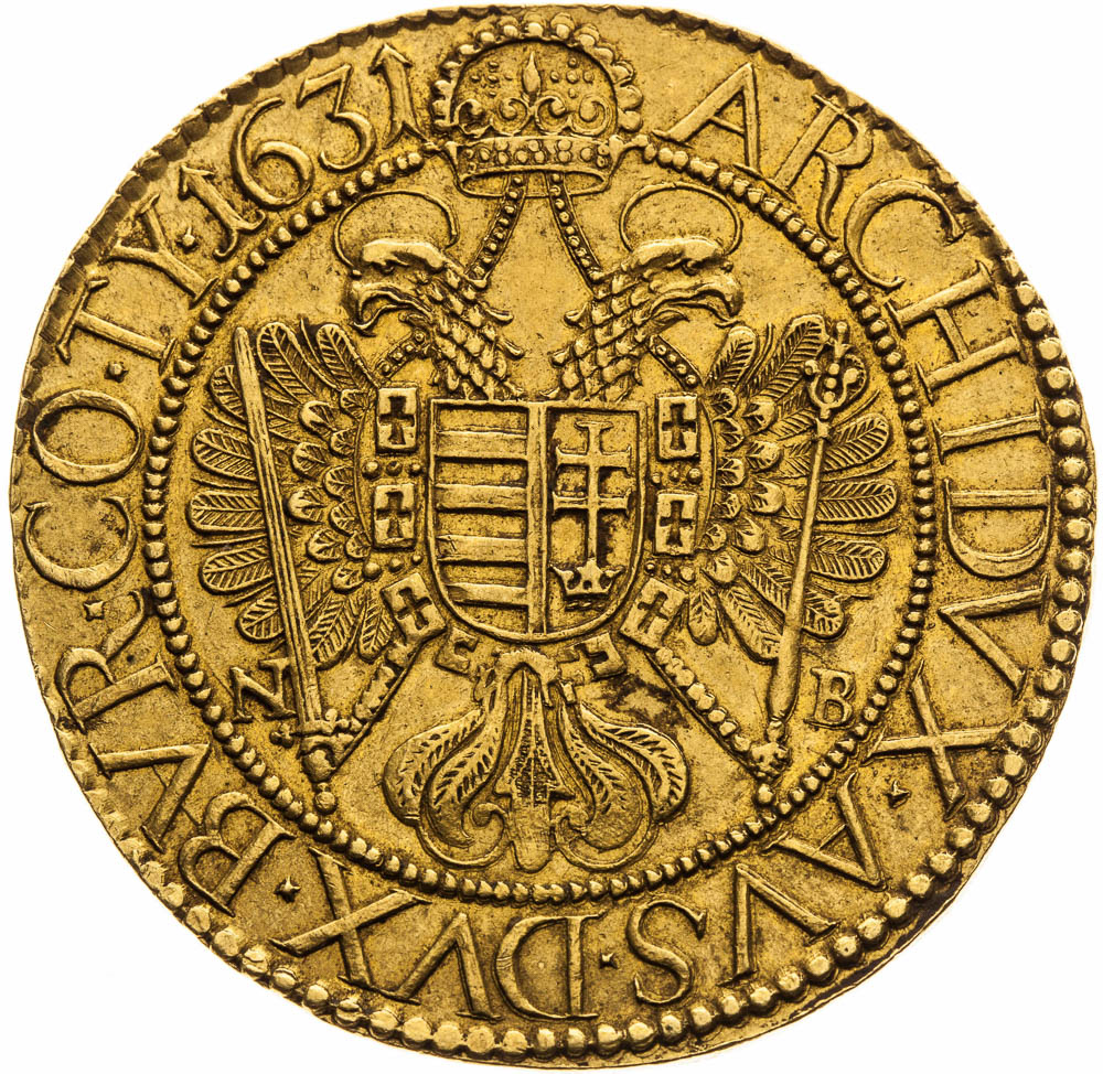 10 Ducats 1631 - back