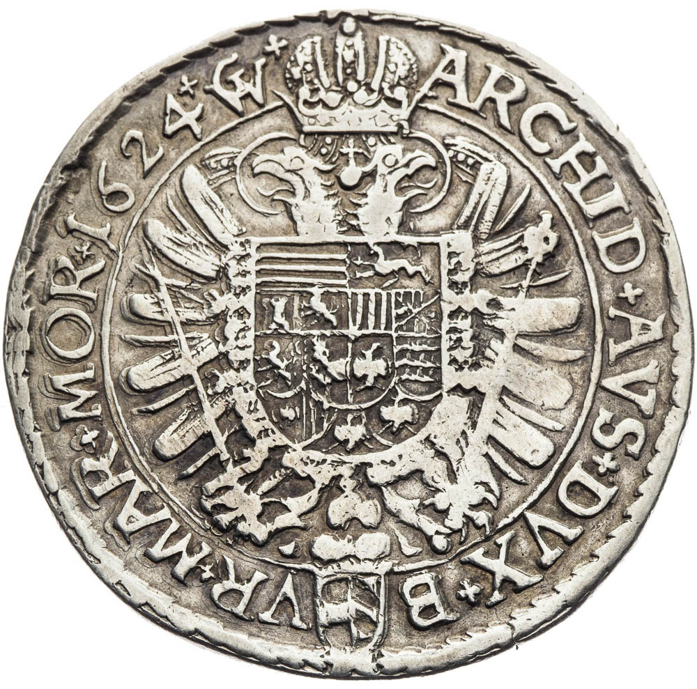 1/2 Thaler 1624 - back