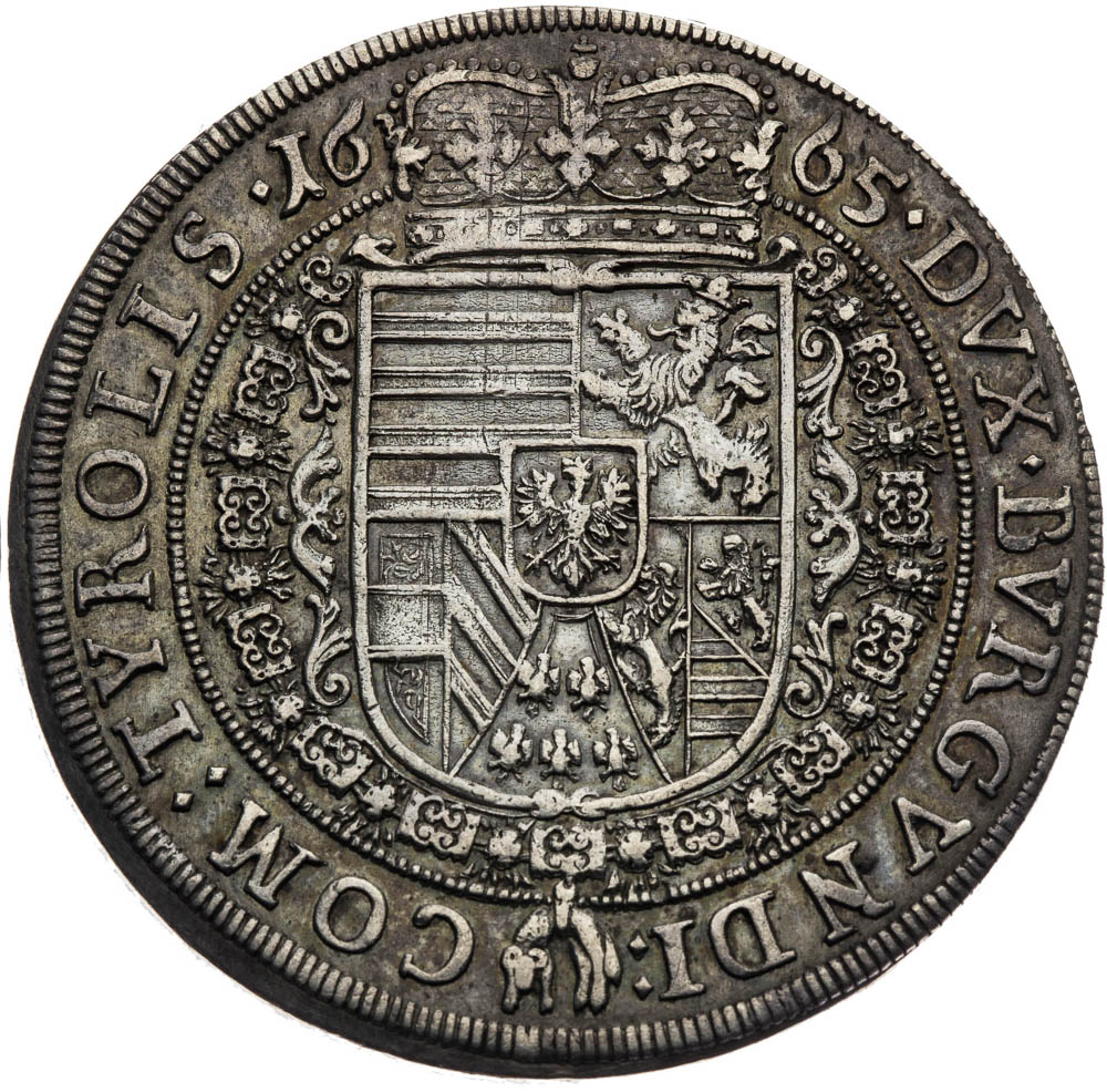Thaler 1665 - back
