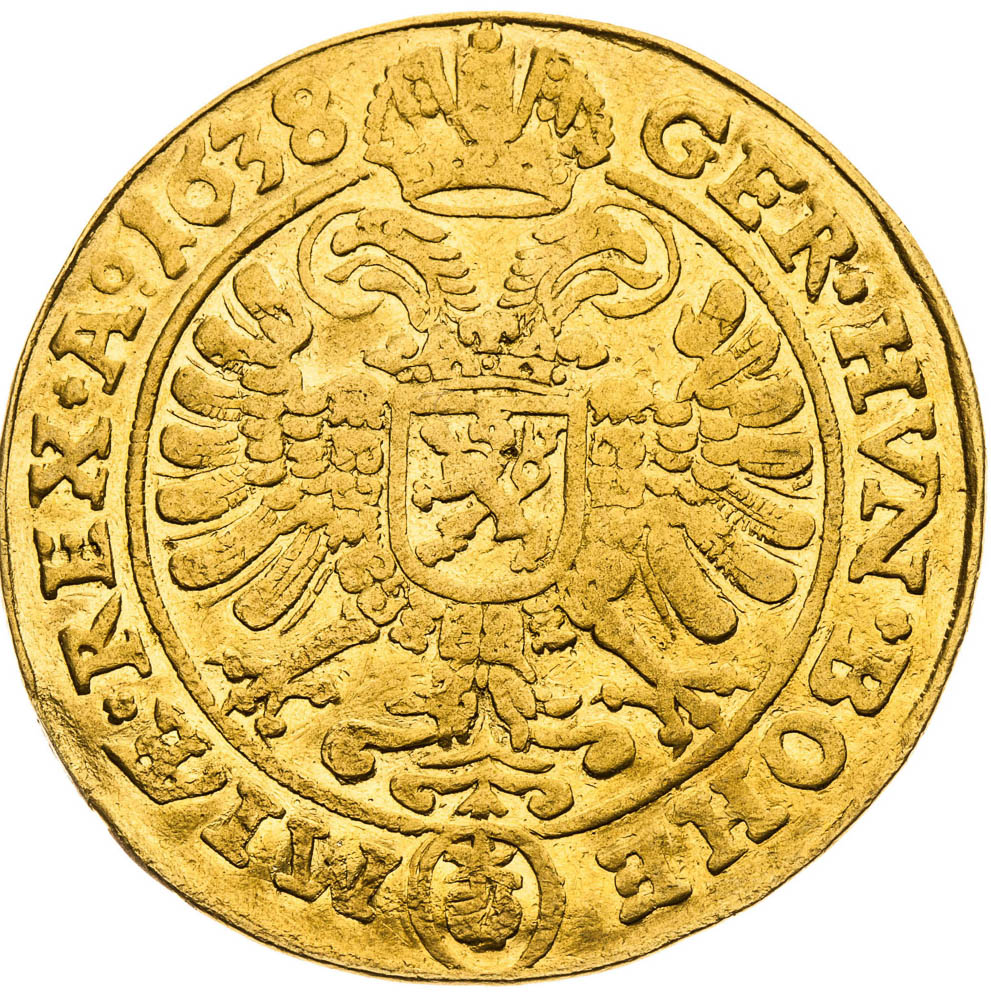 2 Ducats 1638 - back