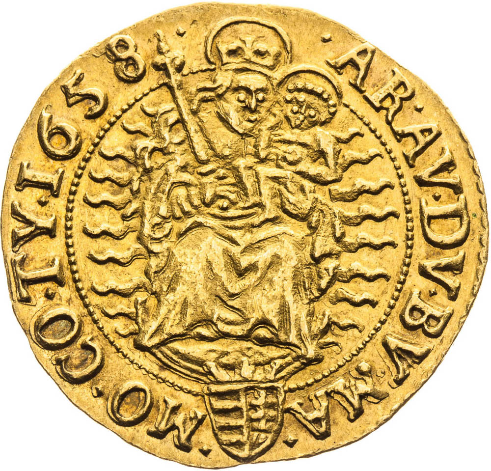 Ducat 1658 - back