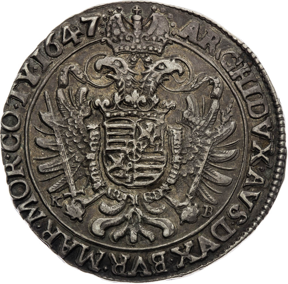 Thaler 1647 - back