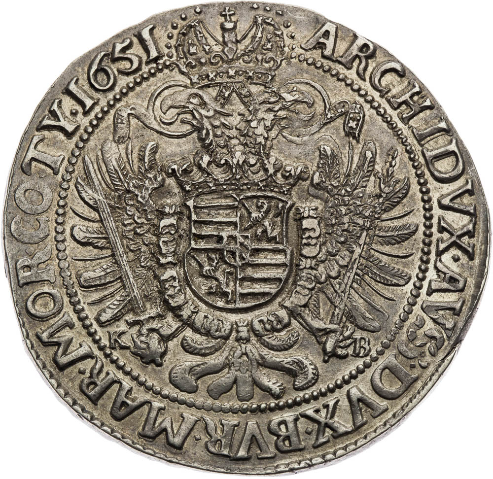 Thaler 1651 - back