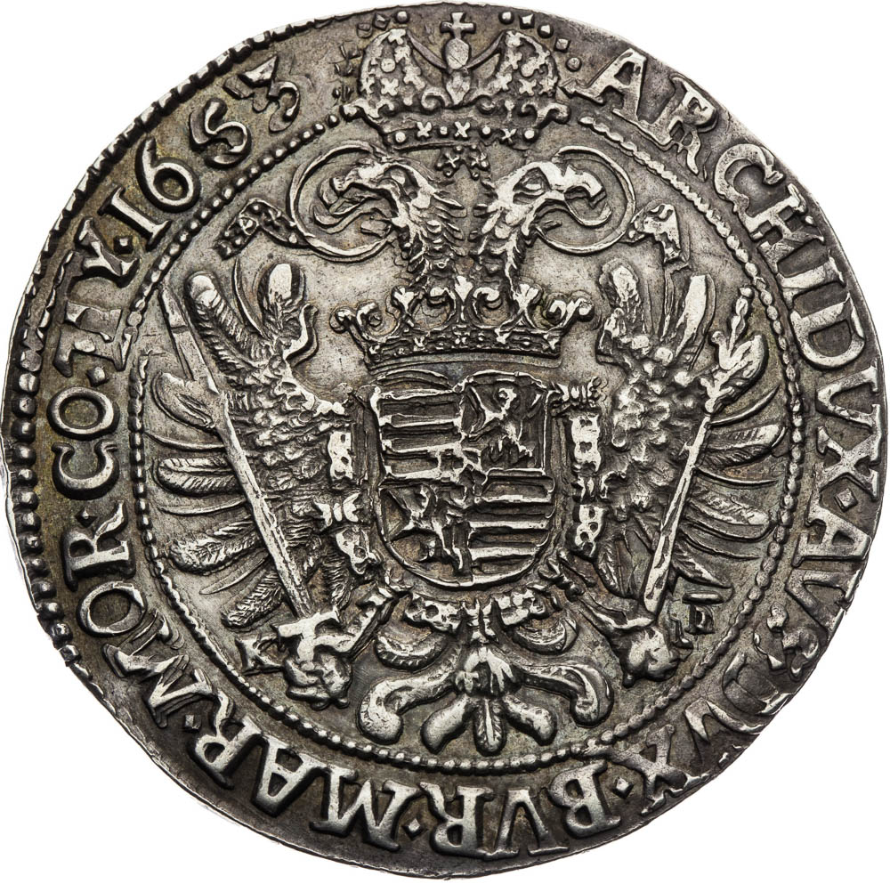 Thaler 1653 - back