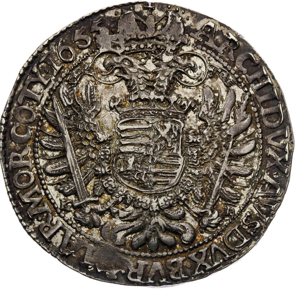 Thaler 1655 - back