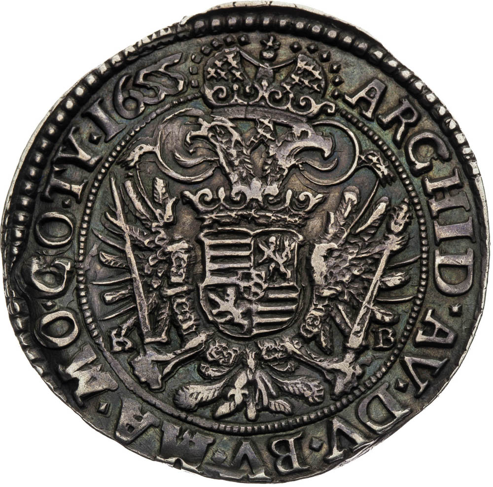 1/4 Thaler 1655 - back