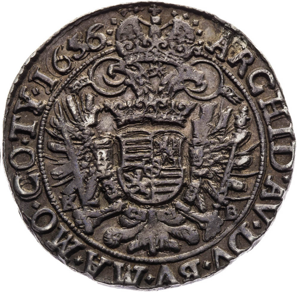 1/4 Thaler 1656 - back