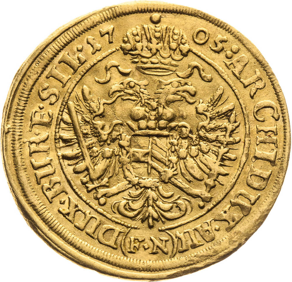 Ducat 1705 - back