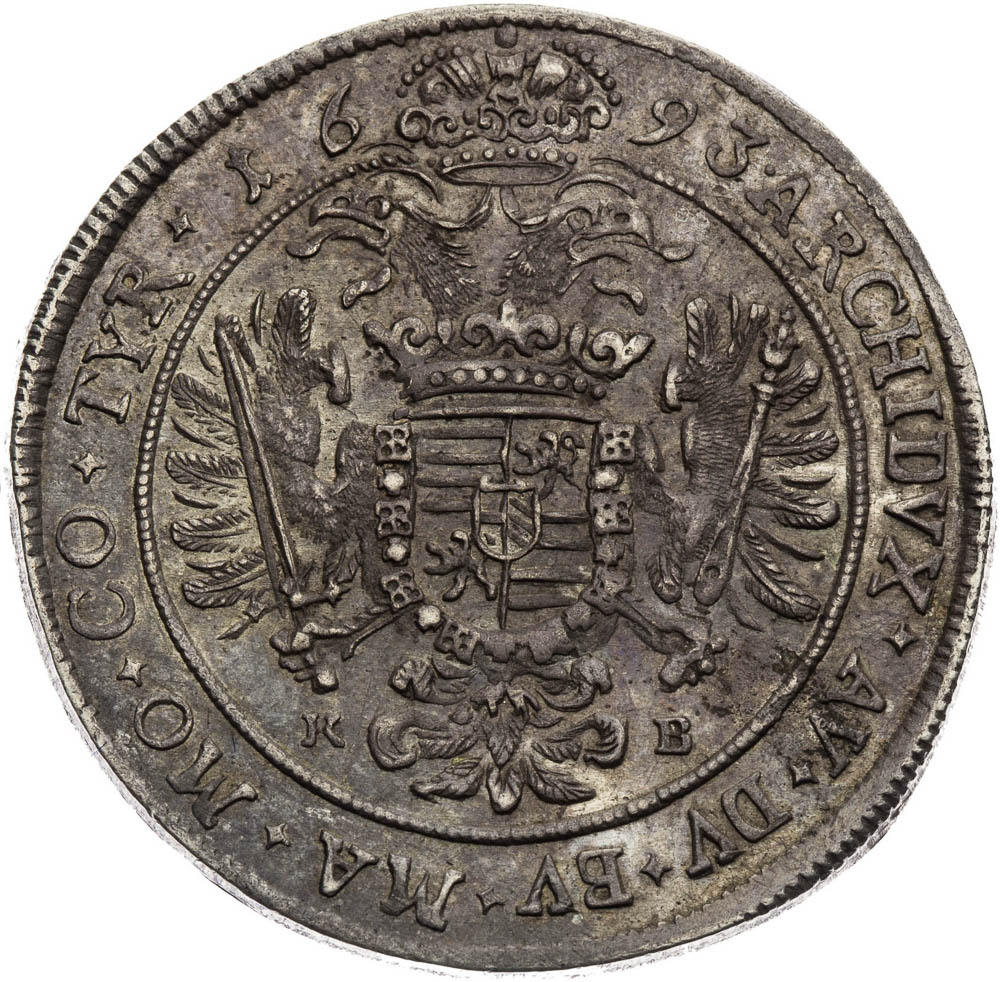 1/4 Thaler 1693 - back