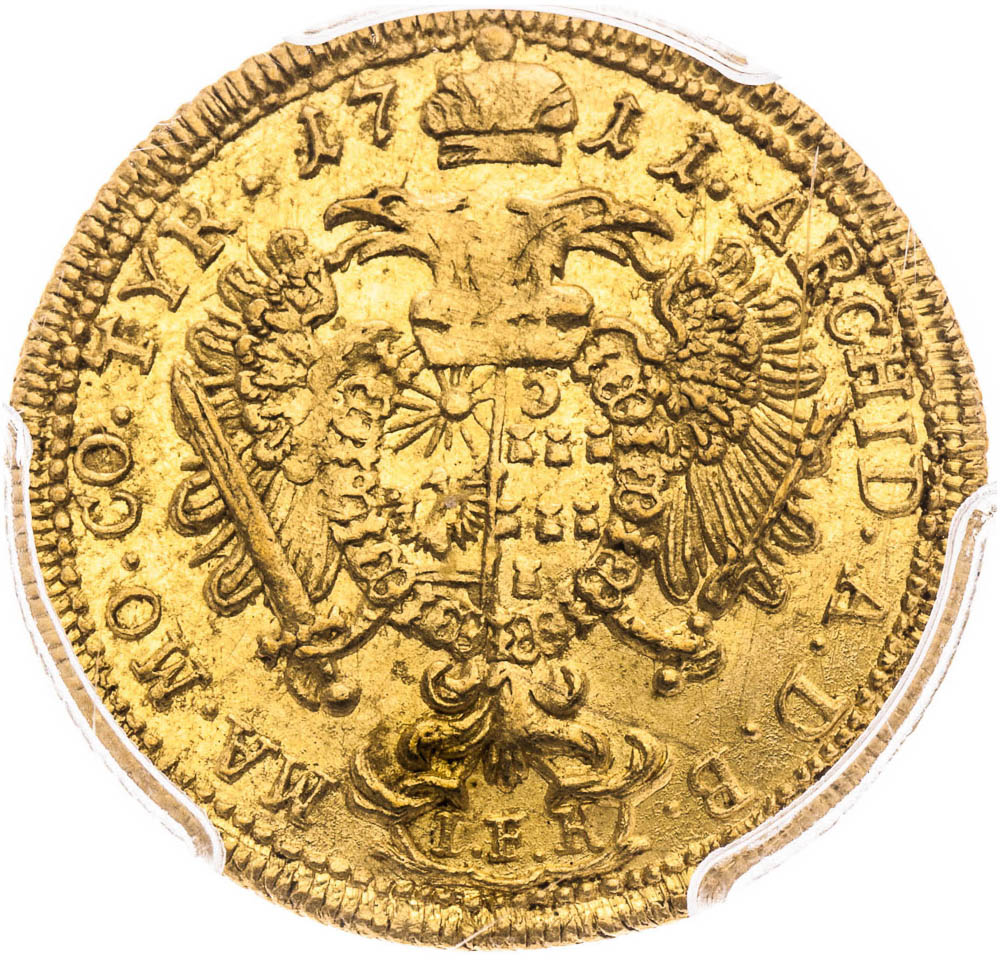 Ducat 1711 - back