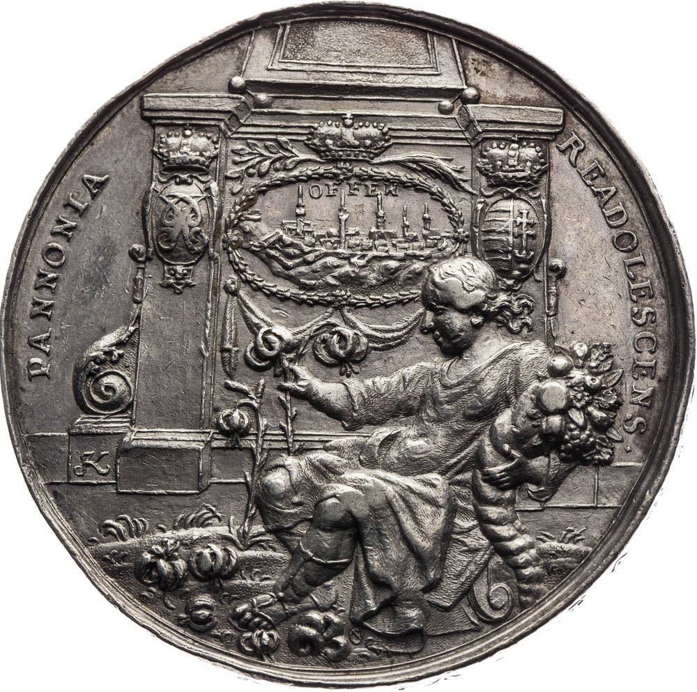 Medal 1687 - back