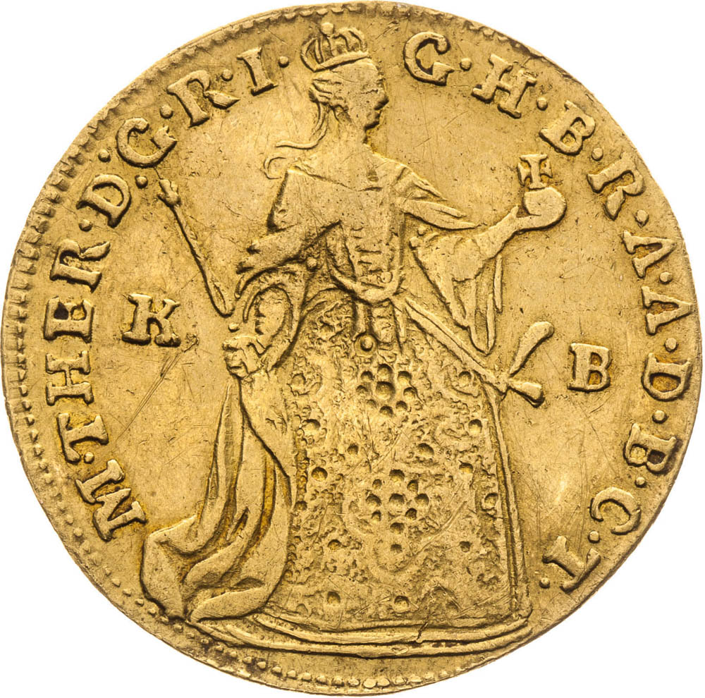 Ducat 1761 - front