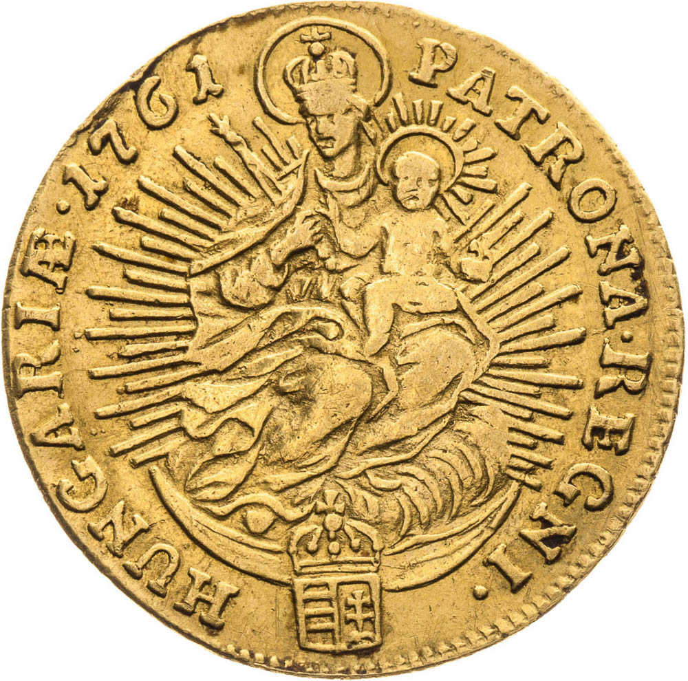 Ducat 1761 - back