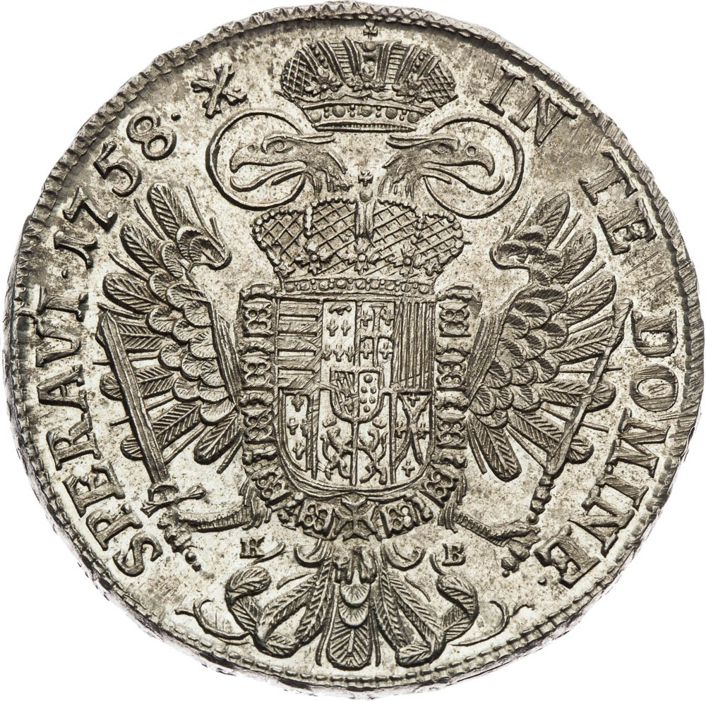 Thaler 1758 - back