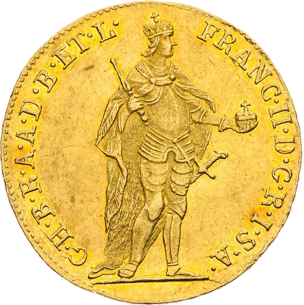Dukát 1792 - avers