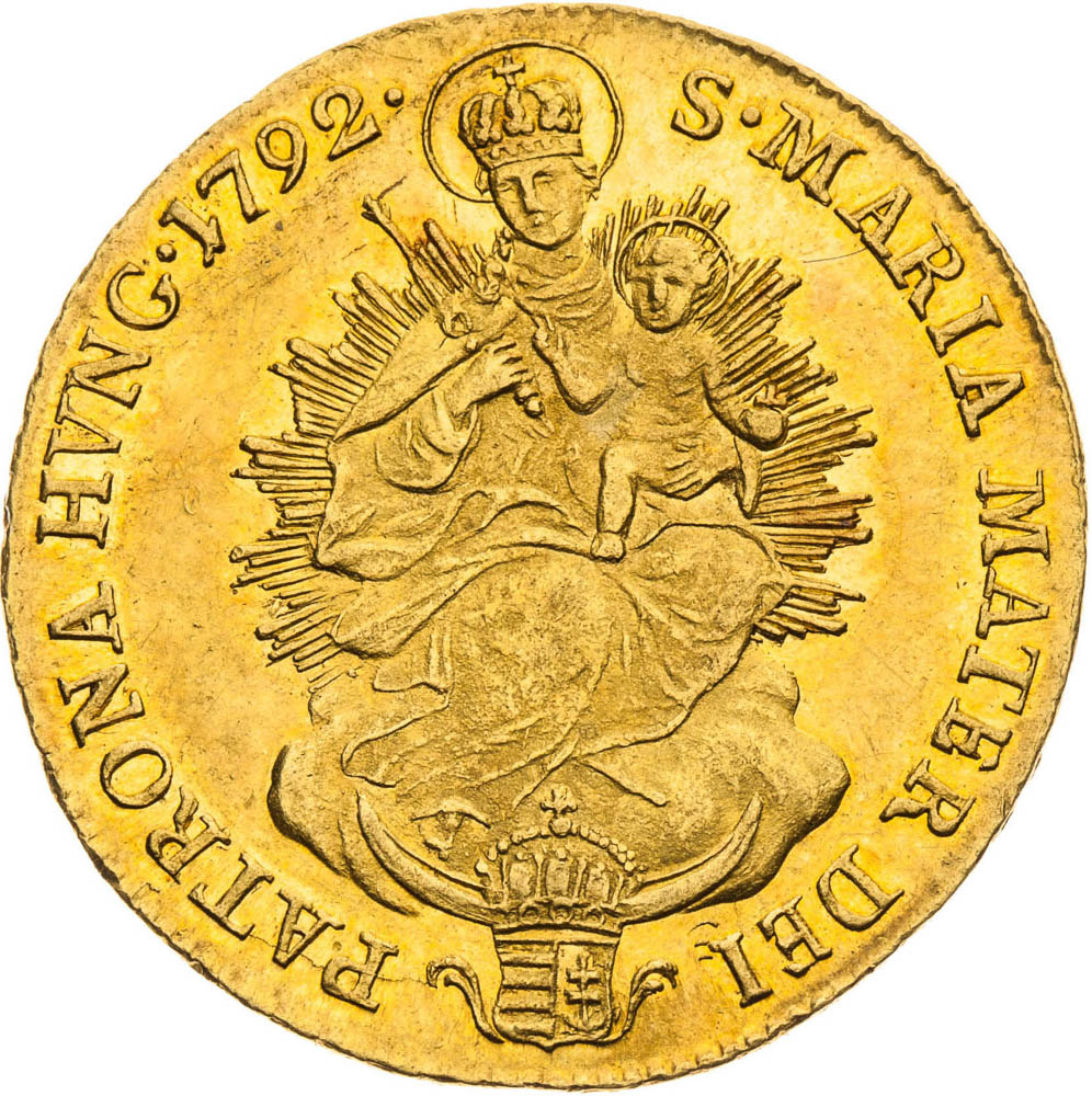 Dukát 1792 - revers