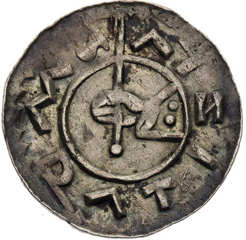 Denár (1086 - 1092) - reverz