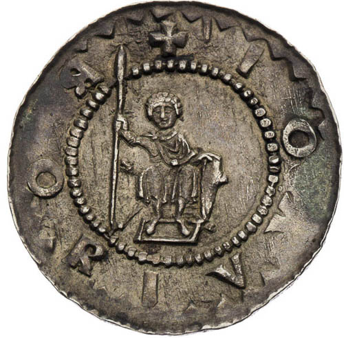 Denár (1100 - 1110) - reverz