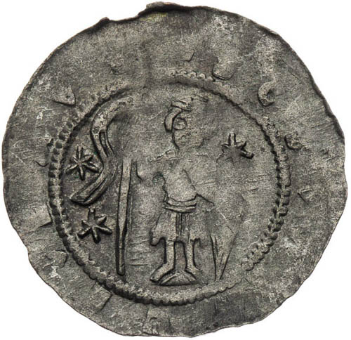 Denár (1110 - 1113) - revers