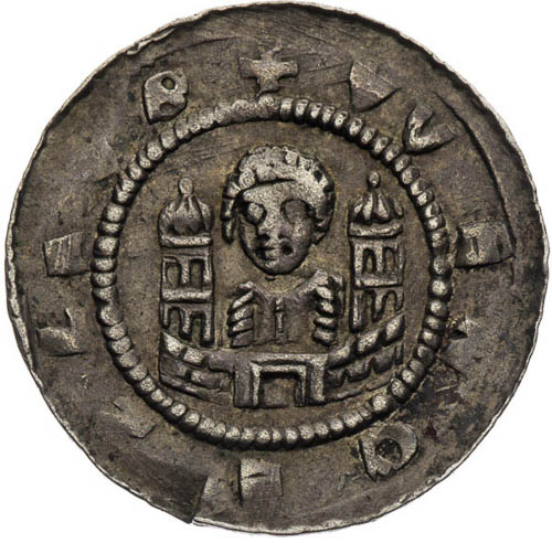 Denár (1120 - 1125) - avers