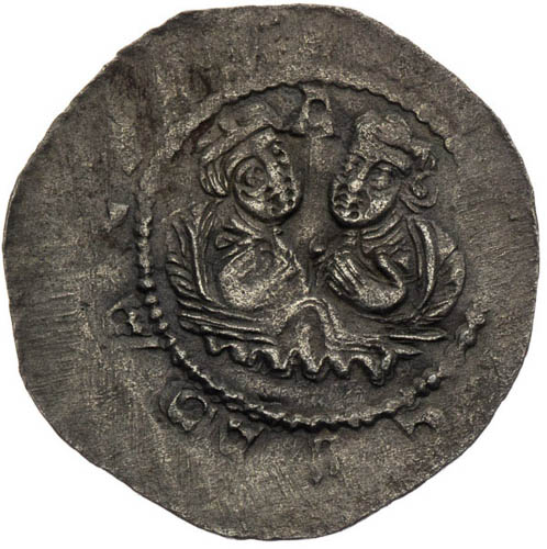 Denár (1140 - 1158) - reverz