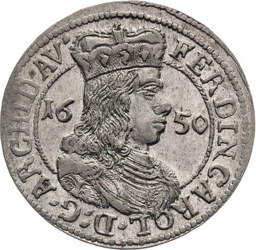 3 Grajciar 1650 - averz