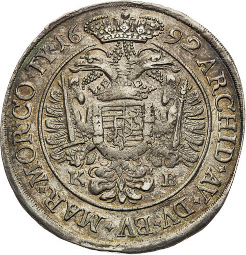 1/2 Tolar 1692 - revers