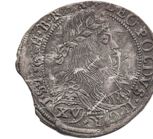 XV Krejcar 1665 - avers