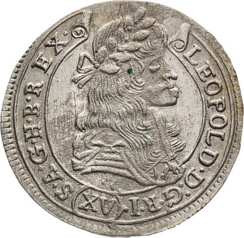 XV Krejcar 1680 - avers