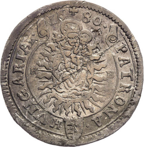 XV Krejcar 1680 - revers