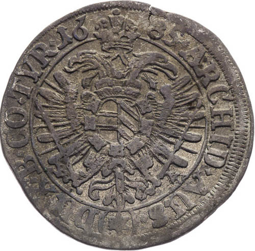 XV Krejcar 1685 - revers