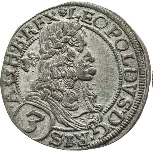 3 Krejcar 1670 - avers