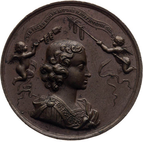 Medaila 1687 - averz