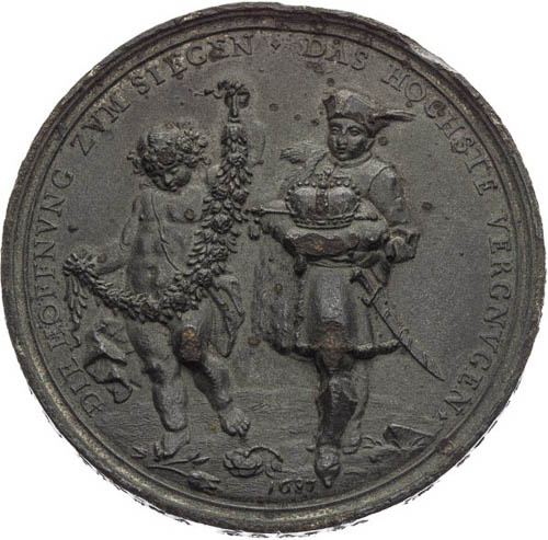 Medaila 1687 - averz