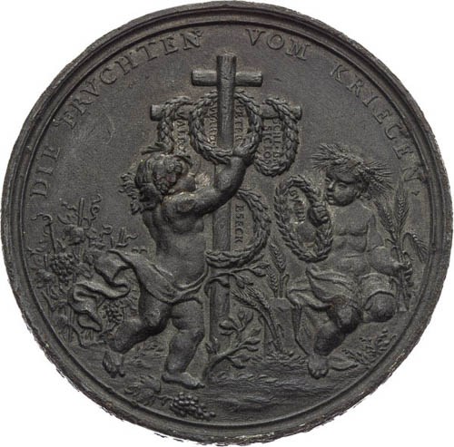 Medaila 1687 - reverz