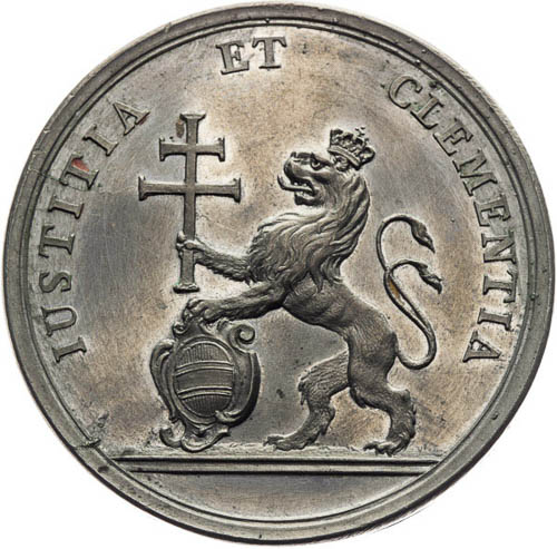 Medaila 1741 - reverz