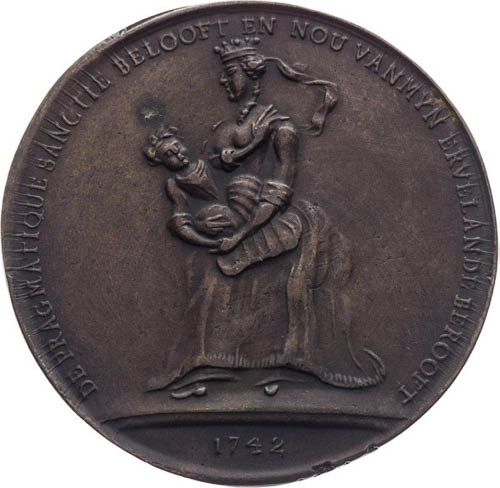 Medaila 1742 - averz