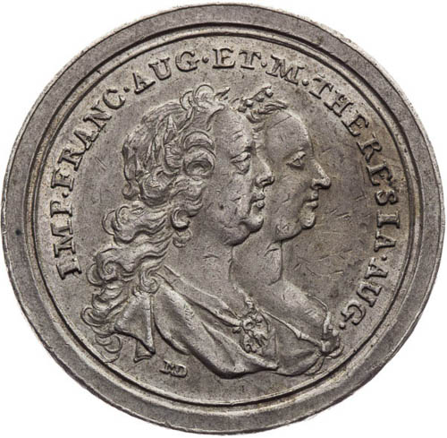 Medaile 1756 - avers