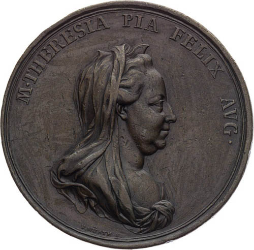 Medaile 1765 - avers