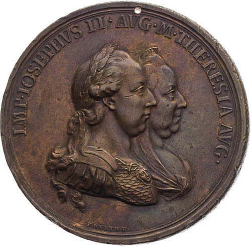 Medaile 1765 - avers