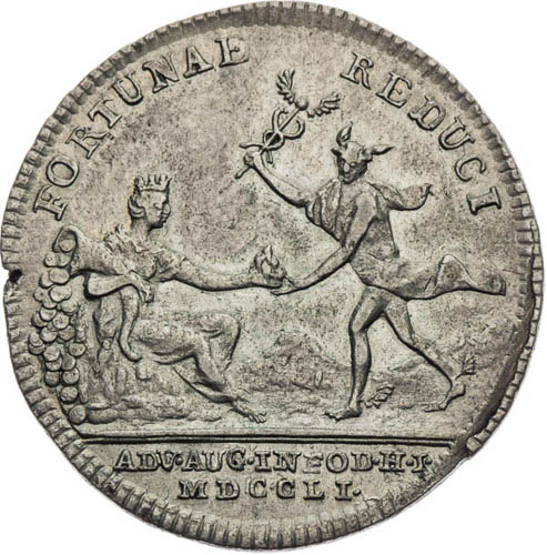 Žeton 1751 - revers