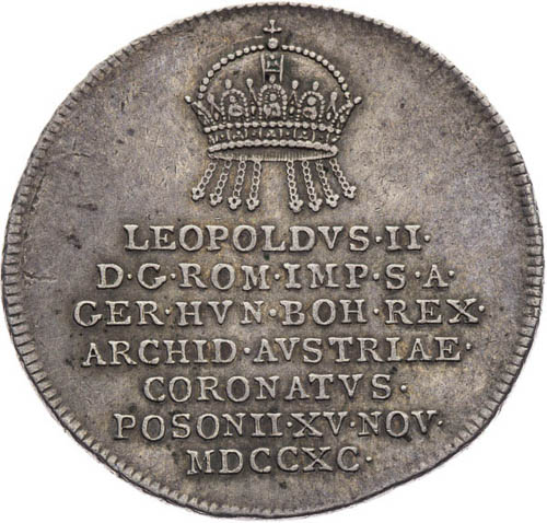 Žetón 1790 - averz